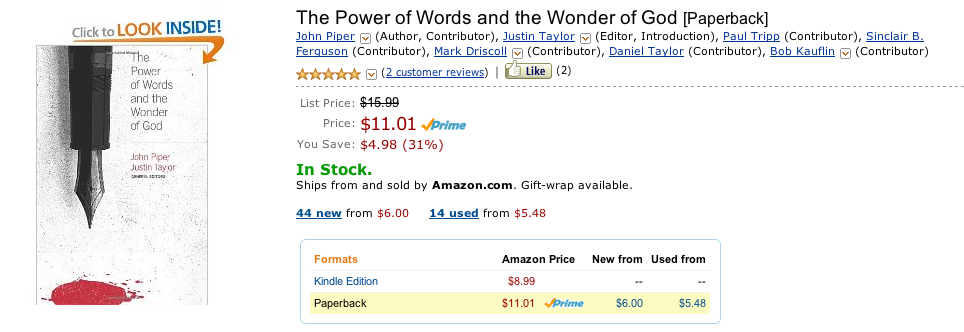 The Power of Words and the Wonder of God Review