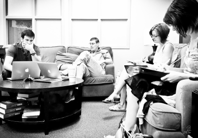 Project 365 [Day 231] Communications Meeting. The Hard Work of Serving God's Church
