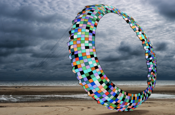 15' Kite At Annual Kite Festival in Blackpool (UK) by David Nightingale
